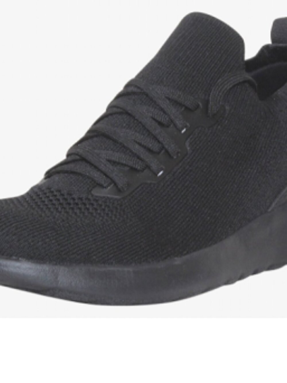BNWT LEVI'S Drew-KT Low-Top Knit Shoes Jet Black Mono Chrome (10.5) KICKS